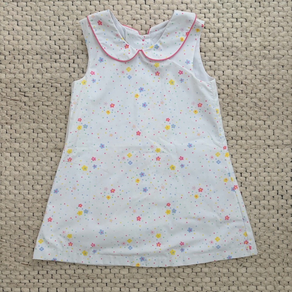 TBBC Floral Sleeveless Dress with Peter Pan Collar - Size 6